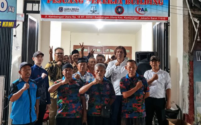 Pejuang Pekerja Building Resmi Berdiri di Kembangan, Jadi Rumah Bersama Buruh, Advokat, dan Media