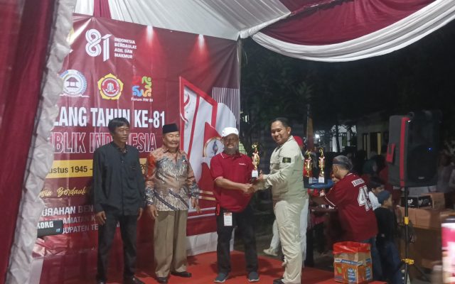 Kelurahan Bencongan Indah Gelar Malam Puncak HUT RI ke-81