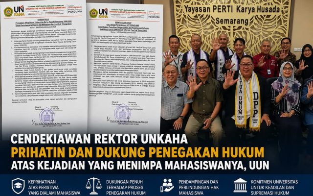 Cendekiawan Rektor UNKAHA Prihatin atas Dugaan Kekerasan terhadap Mahasiswa, Tegaskan Dukungan Penuh pada Penegakan Hukum