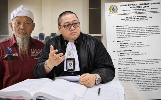 Ketua Umum FERADI WPI Tegaskan Pendampingan Hukum untuk Fam Fuk Tjhong Tetap Berjalan, Hormati Proses Penyidikan dan LHP BK DPRD Lebak