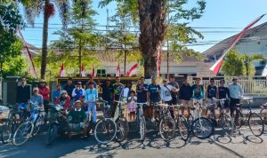 Mengenang Jasa Pahlawan, PASKOB Gelar Ngontel Bareng di Bondowoso