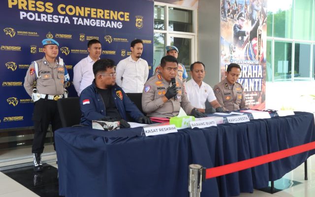 Lima Terduga Pelaku Pengeroyokan dan Dugaan Kekerasan Seksual di Panongan Ditangkap Polresta Tangerang