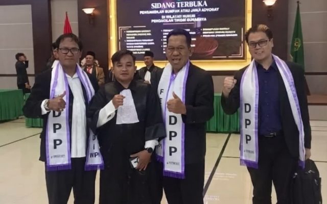 Sumpah Advokat 12 Agustus 2026 di Pengadilan Tinggi Surabaya Diikuti Peserta dari FERADI WPI