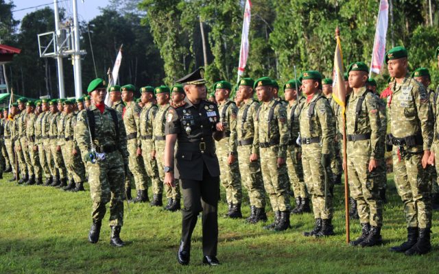 Rayakan HUT Pertama, Yonif TP 814/JZA Gelar Upacara Khidmat Bersama Tokoh Agama dan Masyarakat