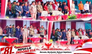 Semangat Kemerdekaan HUT ke-81 RI, Estate Suvarna Sutera Hadiri Upacara Pengibaran Bendera Bersama PT PAKA