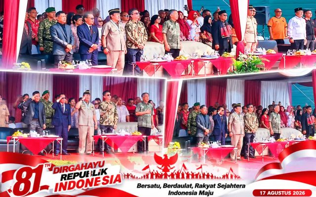 Semangat Kemerdekaan HUT ke-81 RI, Estate Suvarna Sutera Hadiri Upacara Pengibaran Bendera Bersama PT PAKA