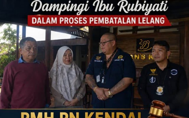 Tim Hukum FERADI WPI dan Subur Jaya Law Firm Rampungkan Berkas Gugatan Pembatalan Lelang Rubiyati di PN Kendal