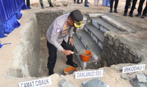 Hadiri Groundbreaking Mako Lanud Saleh Basarah, Kapolresta Tangerang Dorong Penguatan Sinergi TNI-Polri
