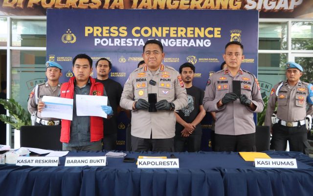 Kasus Matel Diduga Peras Pengendara di Cikupa Diungkap, Polisi Tangkap Tiga Terduga Pelaku