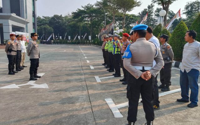 Sipropam Polresta Tangerang Cek Apel Pagi Personel, Pastikan Kesiapsiagaan Tugas