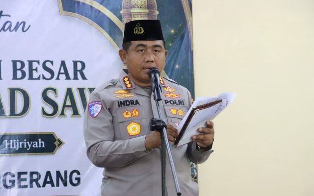 Maulid Nabi di Polresta Tangerang Diisi Tausyiah, Donor Darah, Cek Kesehatan Gratis hingga Baksos