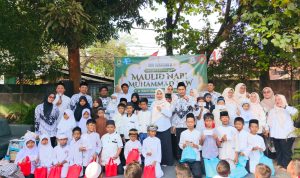 Dirangkai Dengan Aksi Sosial Bermakna, SDN Sukasari 3 Gelar Maulid Nabi Muhammad SAW Sekaligus Santuni Anak Yatim Piyatu
