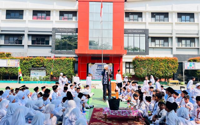 SDN Sukasari 4 dan 5 Gelar Peringatan Maulid Nabi Muhammad SAW 1448 H