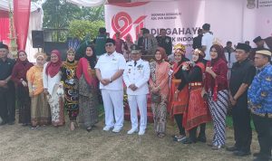Pengibaran Bendera HUT RI ke 81 di Kecamatan Kelapa Dua, Camat Sampaikan Pesan Kemerdekaan