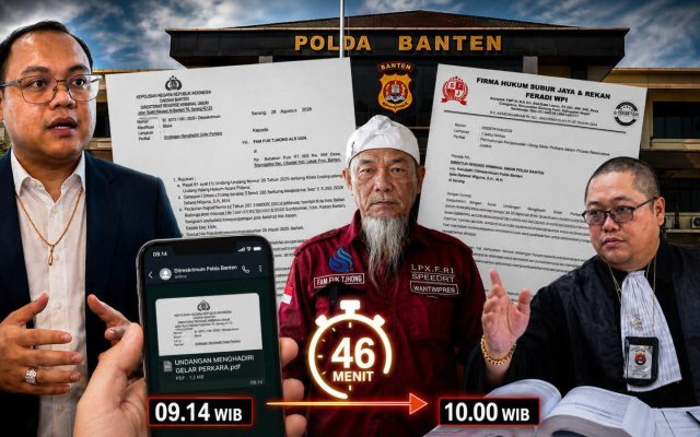 Undangan Gelar Perkara Diterima 46 Menit Sebelum Agenda, Kuasa Hukum Uun Minta Polda Banten Jadwalkan Ulang