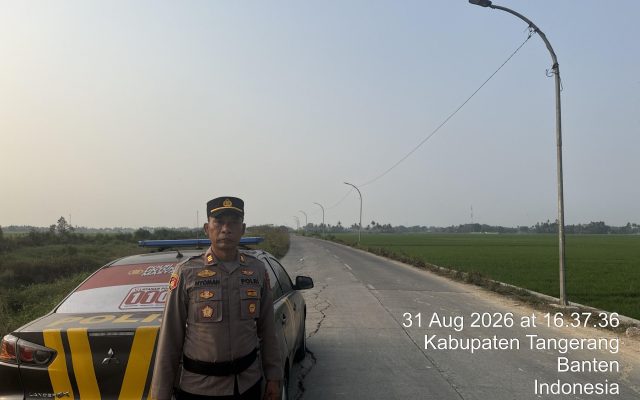 Polsek Mauk Intensifkan Patroli Sore, Antisipasi Tawuran Pelajar dan Gangguan Kamtibmas