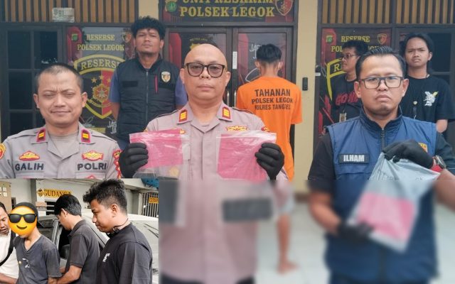 Tim Opsnal Polsek Legok Polres Tangerang Selatan Berhasil Amankan Pelaku Begal yang terjadi di Kecamatan Legok