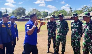 Tingkatkan Kesiapsiagaan, Personel Kodim 1707/Merauke Asah Ketrampilan Bersama Petugas Damkar
