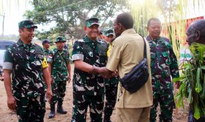 Tim Wasev TMMD ke-129 Sambangi Kampung Wanam, Dorong Pembangunan Untuk Kesejahteraan Masyarakat