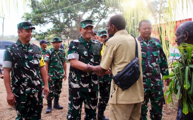 Tim Wasev TMMD ke-129 Sambangi Kampung Wanam, Dorong Pembangunan Untuk Kesejahteraan Masyarakat