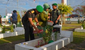 Tabur Bunga di TMP Trikora, Pangdam XXIV/MT Kenang Jasa Pahlawan di HUT ke-1 Kodam