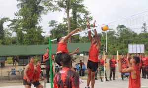 Dari Lapangan Voli Hingga Medan Tugas: Yonif TP 820/DAAI Kobarkan Semangat ‘Satu Korsa untuk Kemenangan’
