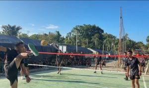 Semarak HUT Yonif TP 860/NSK, Lomba Bola Takraw Pererat Kebersamaan Prajurit