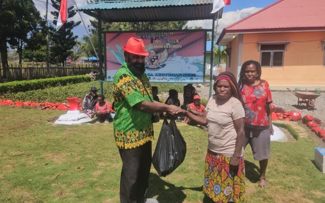Semarak HUT RI ke-81 di Wamena: Lomba Balap Karung Jadi Ajang Kebersamaan