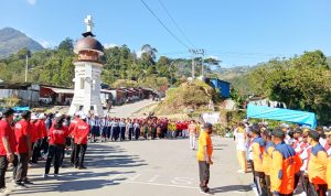 Tolikara Aman dan Damai: Lomba Gerak Jalan Meriahkan Peringatan 81 Tahun Kemerdekaan Republik Indonesia