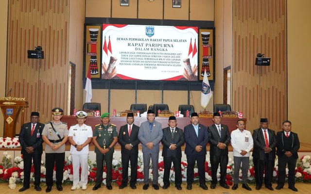 Pangdam XXIV/MT Hadiri Paripurna DPR Papua Selatan, Perkuat Sinergi Tata Kelola Daerah