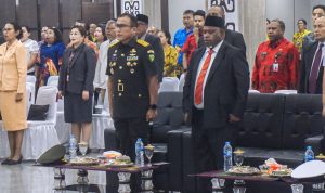 Kapoksahli Pangdam XXIV/MT Hadiri Pelantikan Pejabat Pimpinan Tinggi Pratama Papua Selatan