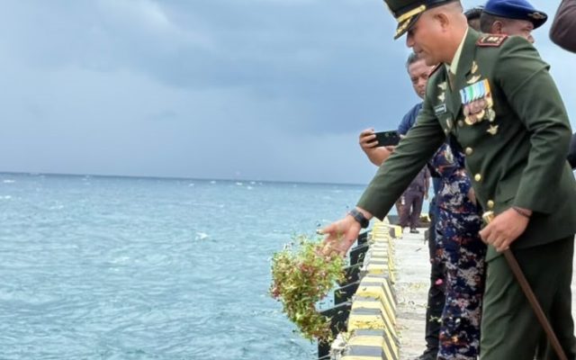 Tabur Bunga di Laut Waropen, Momentum Mengenang Jasa Pahlawan di HUT ke-81 RI