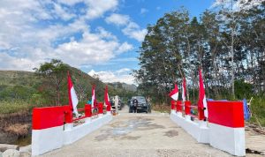 Jembatan Garuda di Minimo Rampung, Buka Akses 1.400 Warga Menuju Kota dan Kebun