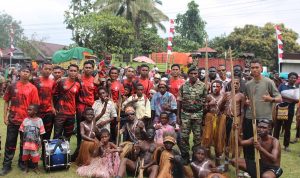 Karnaval Nusantara dan Profesi: Yonif 820/DAAI Hadir, Anak Labema Tunjukkan Semangat Persatuan