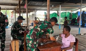 Bakti Kesehatan Yonif TP 820/DAAI, Wujud Nyata Kepedulian TNI Untuk Rakyat