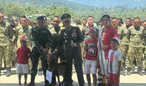 Semangat Kemerdekaan HUT ke-81 RI Masih Bergelora di Yonif TP 804/DBAY