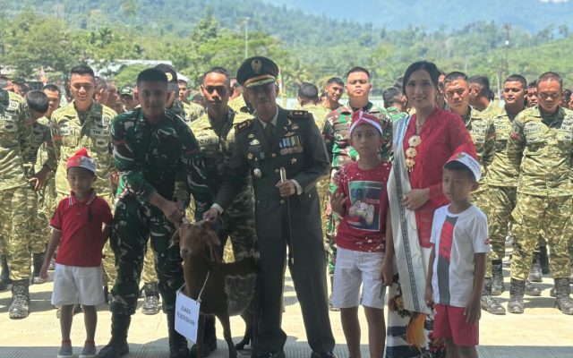 Semangat Kemerdekaan HUT ke-81 RI Masih Bergelora di Yonif TP 804/DBAY