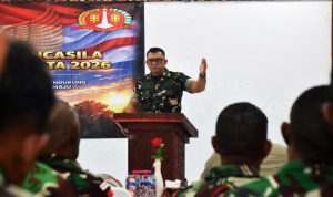Perkuat Semangat Pengabdian, Babinsa Kodim 1707/Merauke Mengikuti Pembinaan Ideologi Pancasila