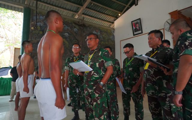 Pangdam XXIV/MT Tegaskan Komitmen Cetak Prajurit Berkualitas, 73 Casis Ikuti Pantuhir Pusat