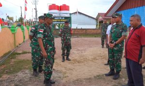 Atasi Kesulitan Air Bersih, Pangdam XXIV/MT Tinjau Pembangunan Sumur Bor di SD Inpres Semangga II
