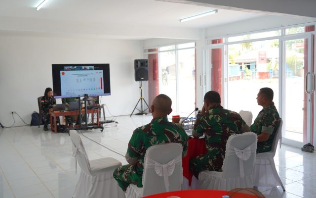 Pangdam XXIV/MT Ikuti Vicon Wapanglima TNI, Evaluasi KDKMP dan Tekankan Percepatan Pembangunan di Papua Selatan