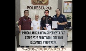 Surat Klarifikasi Polresta Pati Diterima Setelah Jadwal Pemeriksaan, Ketua DPC FERADI WPI Soroti Kepatutan Pemanggilan