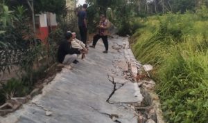 Tembok Pembatas SDN Gaga 3 Sepanjang 60 Meter Roboh Dini Hari