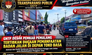 GNTP Desak Pemkab Pemalang Tertibkan Dugaan Pemanfaatan Badan Jalan di Depan Toko BASA