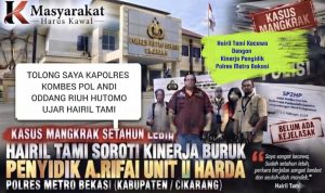 Aduan Hairil Tami Setahun Lebih Belum Jelas, Kuasa Hukum Pertanyakan Perkembangan Penanganan di Polres Metro Bekasi
