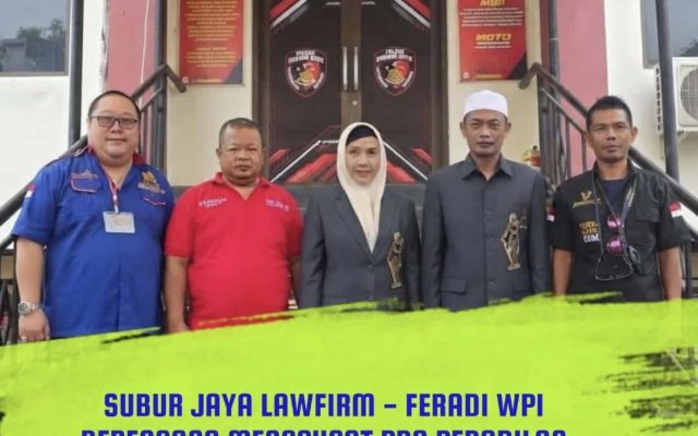 Bila Penangguhan Penahanan Tidak Dikabulkan, FERADI WPI–Subur Jaya Lawfirm Siapkan Langkah Pra Peradilan