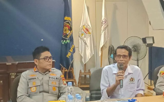 Kapolres Herbin Sianipar Sambangi PWI Kota Tangerang, Minta Kapolsek Responsif Tangkal Hoaks