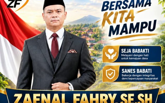 Zaenal Fahry, SE., SH. Tawarkan Visi Tata Kelola Transparan dan Program Sosial untuk Karangsambung