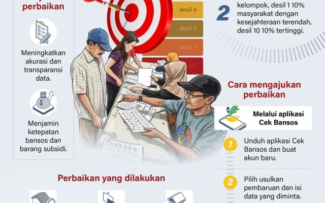 Perbaikan Data Desil DTESN Dibuka, Masyarakat Didorong Aktif Memastikan Data Bansos Tepat Sasaran