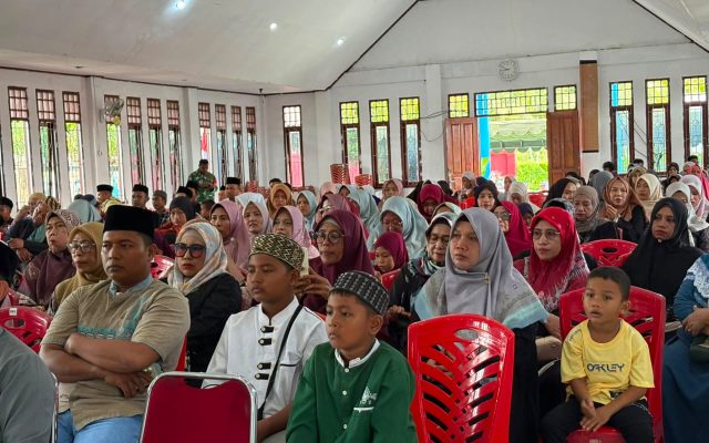 Prajurit Yonif TP 860/NSK Hadiri Peringatan Maulid Nabi Muhammad SAW 1448 H di Waropen
